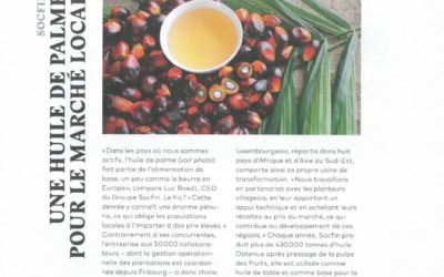 Une Huile de palme pour le marché local