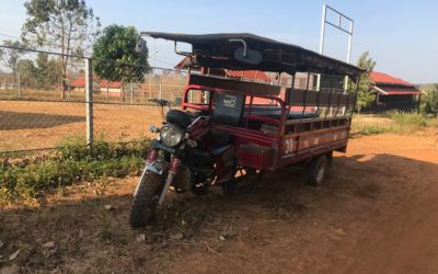 Socfin Cambodia provides free transportation for its students