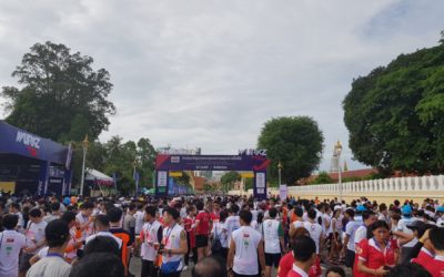 Socfin Cambodia’s administration team joined the city’s International Half Marathon