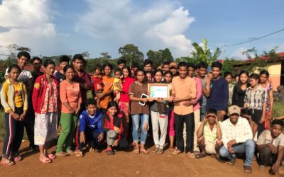 Villagers of in GCC2 were awarded the 2018 Best Village Award (Socfin Cambodia)