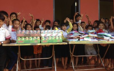Socfin-KCD primary school’s students also received their gifts