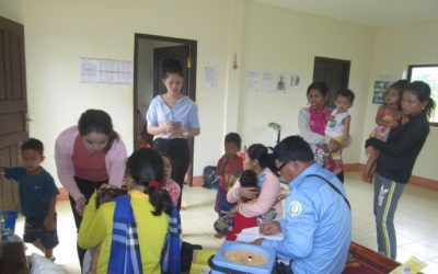 Socfin Cambodia organized a Tetanus vaccination campaign for the children